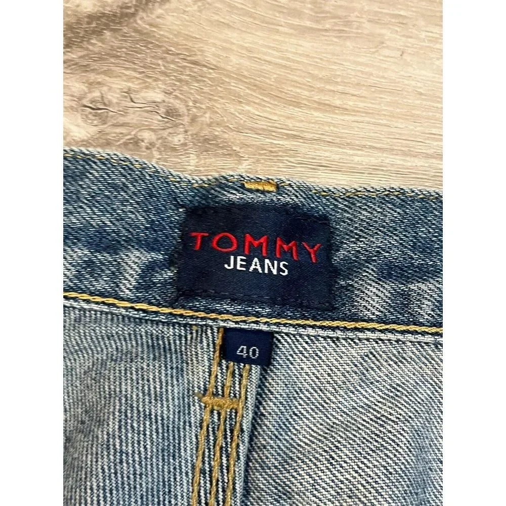 Vintage‎ Tommy Hilfiger Jean Shorts Carpenter Denim Jorts Y2K Men's 40
